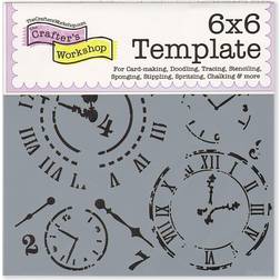 Crafter's Workshop Template 6"X6"-Time Travel