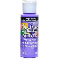 Deco Art Crafter's Acrylic Paint, 2-Ounce, Purple Passion