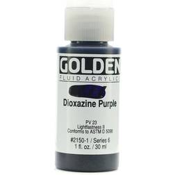 Golden Fluid Acrylics dioxazine purple 1 oz