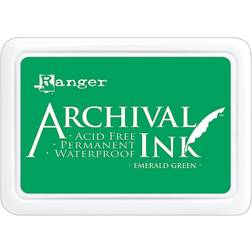 Ranger Archival Ink emerald green 2 1 2 in. x 3 3 4 in. pad