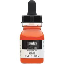 Liquitex Acrylic Ink 30ml Fluorescent Red