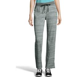 Hanes Women's French Terry Pant - Ebony Spacedye