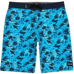 Hurley Kid's Tie Dye Splatter Board Shorts - Midnight Navy