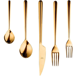 Mepra Linea Oro Flatware Cutlery Set 5pcs