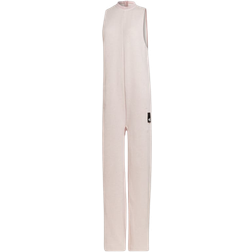 adidas Women's Studio Lounge Fleece Jumpsuit - Botanic Pink Mel