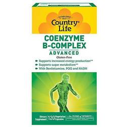 Country Life Coenzyme B-Complex Advanced 120 Vegetarian Capsules