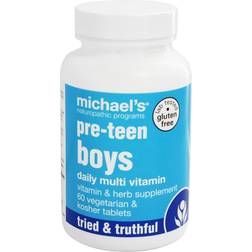 Michael's Naturopathic Programs Pre-Teen Boys Daily Multi-Vitamin 60 Vegetarian Tablets 60 pcs