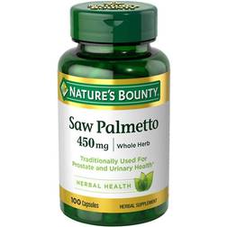 Natures Bounty Nature's Bounty Saw Palmetto, 450mg, Capsules 100.0 ea