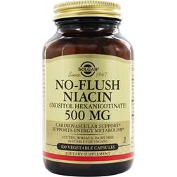 Solgar No-Flush Niacin 500 mg. 100 Vegetarian Capsules 100 pcs