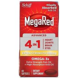 Schiff Schiff MegaRed Advanced 4 In 1 Omega-3s Extra Strength 900 mg 40 Softgels