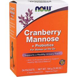 Now Foods Cranberry Mannose & Probiotics 24-pack