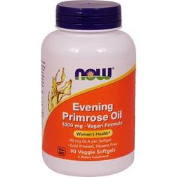 NOW Evening Primrose Oil 1000 mg 90 Veggie Softgels 90 Stk.