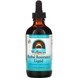 Source Naturals Wellness Herbal Resistance Liquid Alcohol Free 4 fl oz