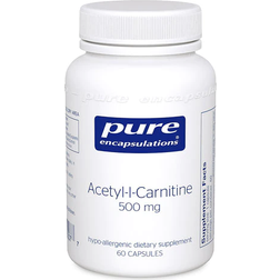 Pure Encapsulations Acetyl-l-Carnitine 500 Mg 60 Capsules