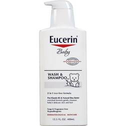 Eucerin Baby Wash & Shampoo Fragrance Free 400ml