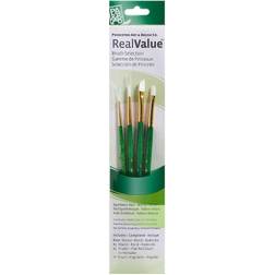 Princeton Real Value Series Green Handled Brush Sets 9117 set of 4