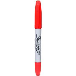 Sharpie Twin-Tip Perm Marker,Fine/UF,Red,PK12