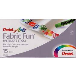 Pentel PTS-15 Tygmålning Krita 15 Plastfodral