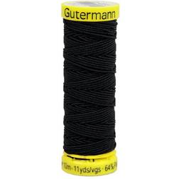 Gutermann Black Elastic Thread