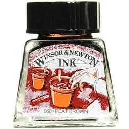 Winsor & Newton 1005469 Drawing Ink 14ml Peat Brown