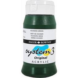 Daler Rowney System 3 Original Acrylic Color Hookers Green 500ml