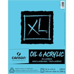 Canson XL Oil & Acrylic Canvas Pad 11 in. x 14 in. 24 sheets