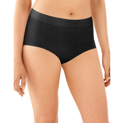 Bali One Smooth U All-Around Smoothing Brief - Black Pointelle