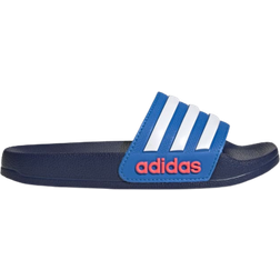 adidas Kid's Adilette Shower Slides - Dark Blue/Cloud White/Blue Rush