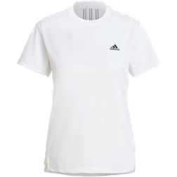 adidas Aeroready Designed To Move 3-Stripes Sport T-shirt Women - White/Black