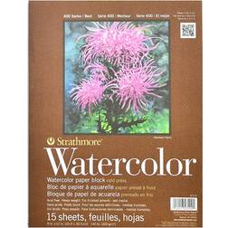 Strathmore 400 Series Watercolor Pad 9 in. x 12 in. block of 15