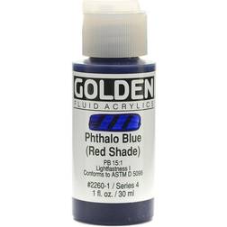 Golden Pintura Acrílica Fluida 30 ml Tono Rojo Azul Ftalo