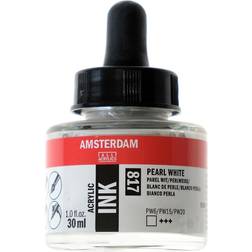 Amsterdam Acrylic Ink Bottle Pearl White 30ml