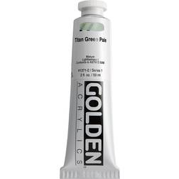 Golden Heavy Body Acrylics titan green pale 2 oz