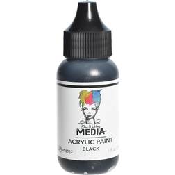 Ranger Dina Wakley Media Heavy Body Acrylic Paints 1 oz. bottle black