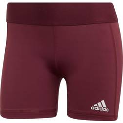 Adidas Techfit Volleyball Shorts Women - Team Maroon/White