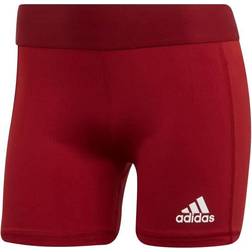 Adidas Techfit Volleyball Shorts Women - Team Colleg Burgundy/White