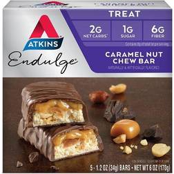 Atkins Endulge Caramel Nut Chew Bar 34g 5 pcs