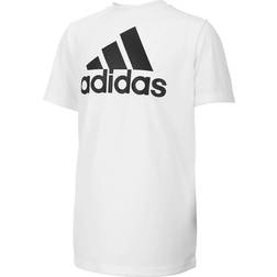 Adidas Kid's Climalite Performance Logo Tee - White