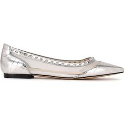 Nine West Bizzie Pointy Toe - Silver