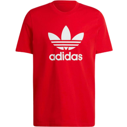 adidas Adicolor Classics Trefoil Tee - Vivid Red/White