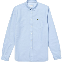 Lacoste Regular Fit Cotton Oxford Shirt - Light Blue