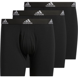 adidas Stretch Cotton Boxer Briefs 3-pack - Black