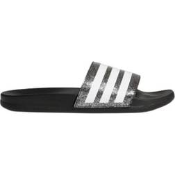 adidas Kid's Adilette Comfort Slides - Core Black/Cloud White/Core Black