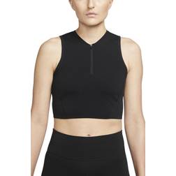 NIKE Pro Dri-FIT Cropped Tank Women - Black/White