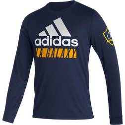 Adidas La Galaxy Creator Long Sleeve T-shirt Men - Collegiate Navy/Multi