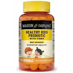 Mason Natural Healthy Kids Probiotic With Fiber 60 Chewables