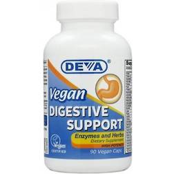 Deva Vegan Digestive Support 90 Vegan Capsules 90 pcs