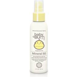 Sun Bum Baby Mineral Sunscreen Spray SPF50 Fragrance Free 3fl oz