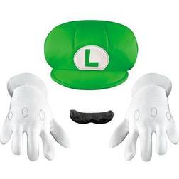 Disguise Super Mario Luigi Børne Kostumesæt