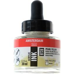 Amsterdam Acrylic Ink Bottle Pearl Yellow 30ml